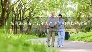 广东沿海城市对老年人产业的相关扶持政策
