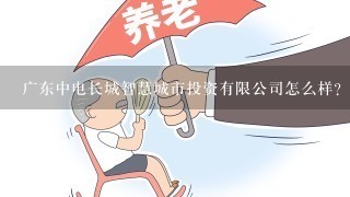 广东中电长城智慧城市投资有限公司怎么样？