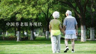 中国养老服务现状