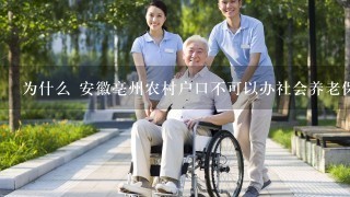 为什么 安徽亳州农村户口不可以办社会养老保险